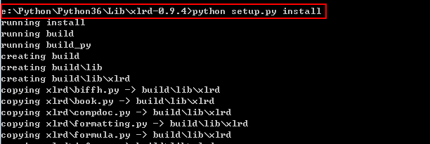 Python導入xlrd的方法