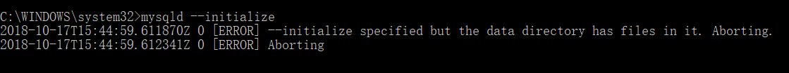 mysql初始化失敗怎么辦