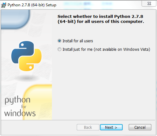 下载python2.7并安装的流程步骤
