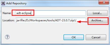adt导入到eclipse的方法