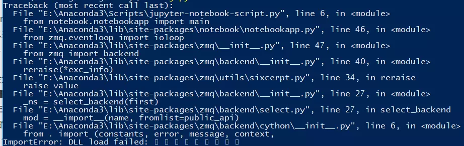 解決anaconda中notebook用不了的方法