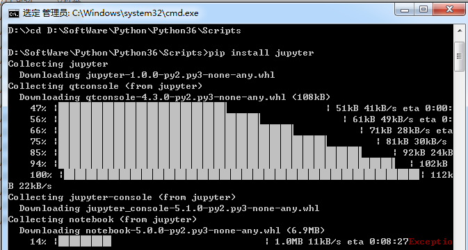 下载jupyter notebook的方法