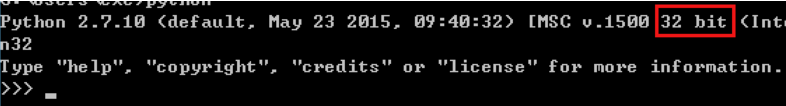 查看python下载是多少位的方法