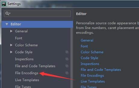 pycharm设置文件编码的方法