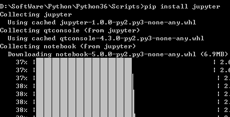 windows下安装jupyter notebook的方法
