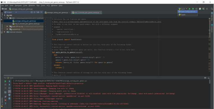 pycharm配置spark的方法