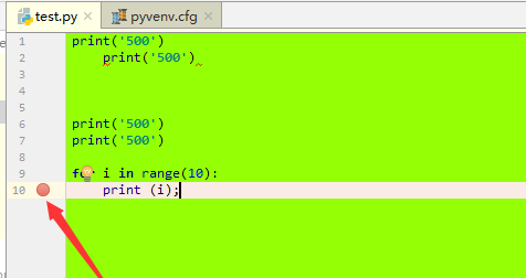 pycharm设置断点的方法