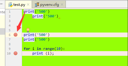 pycharm设置断点的方法