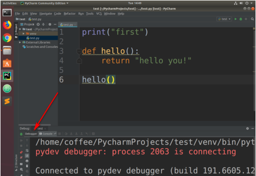 調試pycharm的方法