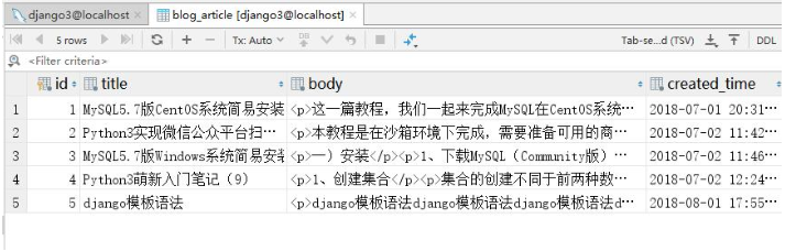 使用Pycharm中Database实现对数据库进行可视化操作的方法