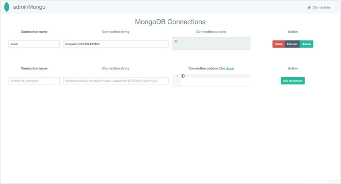 mongodb可视化工具adminmongo好不好用