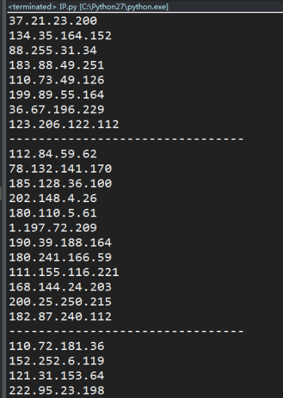 Python爬蟲(chóng)中爬取代理IP的方法是什么