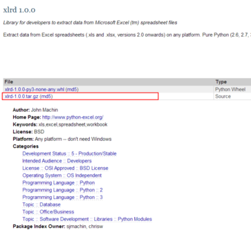 python安装xlrd的方法是什么
