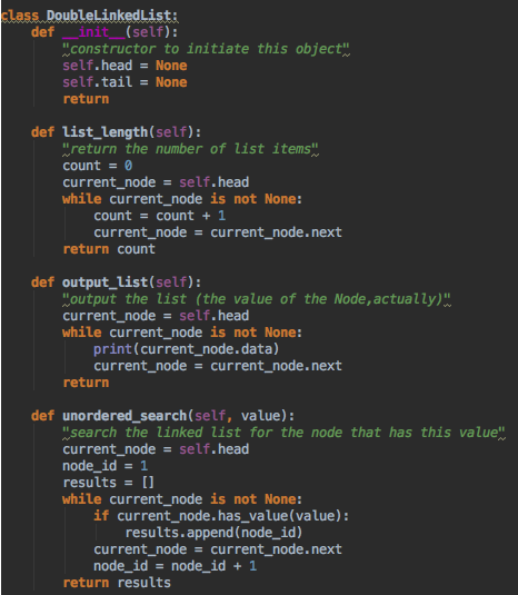 python實現(xiàn)鏈表的方法