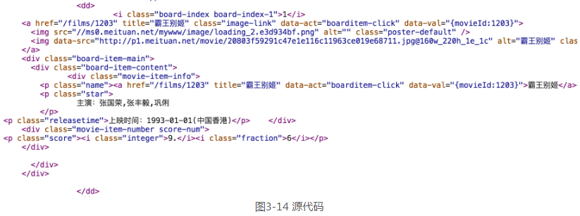 Python爬蟲中爬取貓眼電影排行的方法