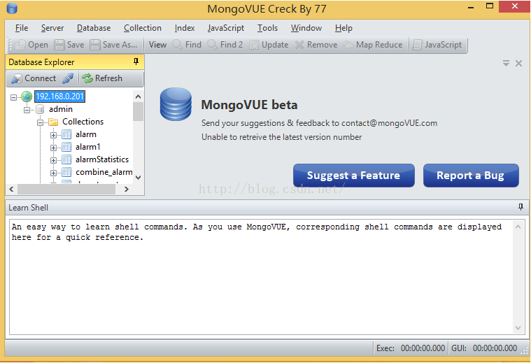 MongoVUE对MongoDB的基本操作