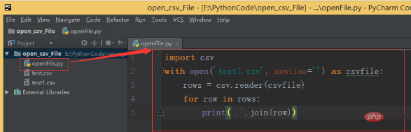 用python打开csv的方法