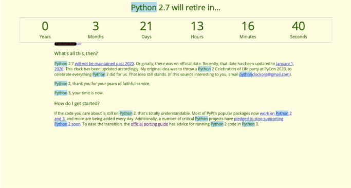 数据表明Python 2即将落幕，Python 3将接力！