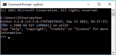 用python3.5打代码的方法