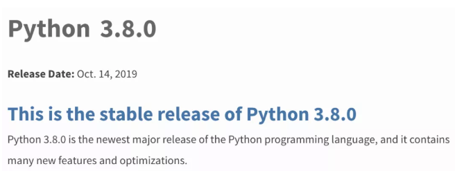 Python 3.8.0