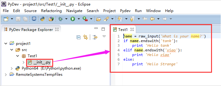 在eclipse编写python的方法