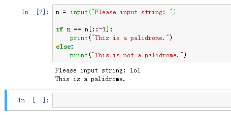 python如何判断回文