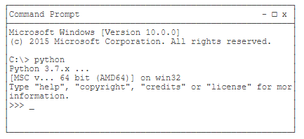 检查python是否安装成功的方法