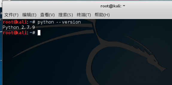 kali安装python的方法