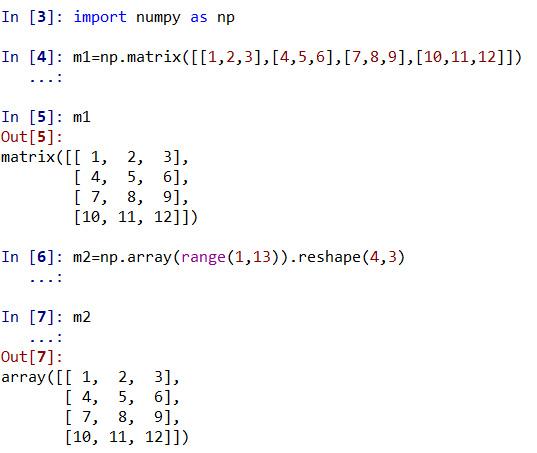 python输入矩阵的方法