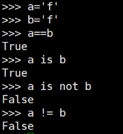 python中比较两个字符串是否相同的方法