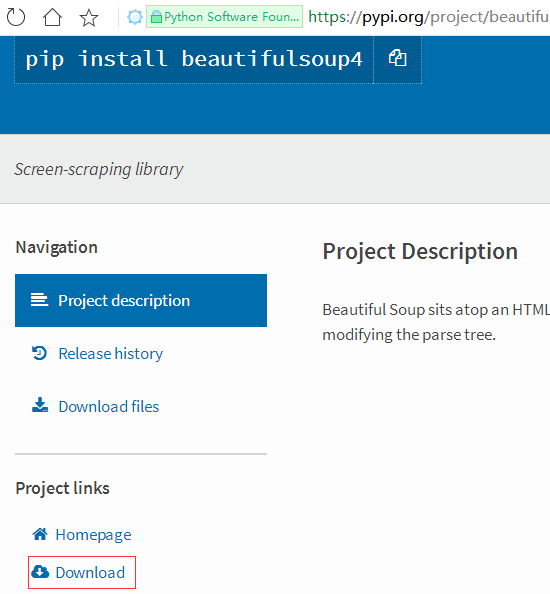 python3安装bs4的方法