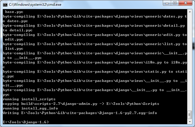 windows安装python框架的方法