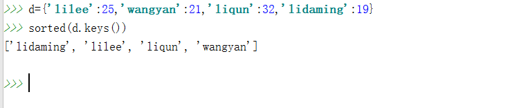 python给字典排序的方法