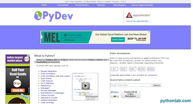 用哪些工具可以写python代码