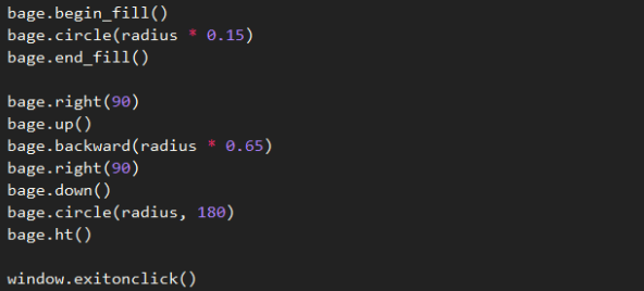 Python运用turtle绘制阴阳太极图的方法