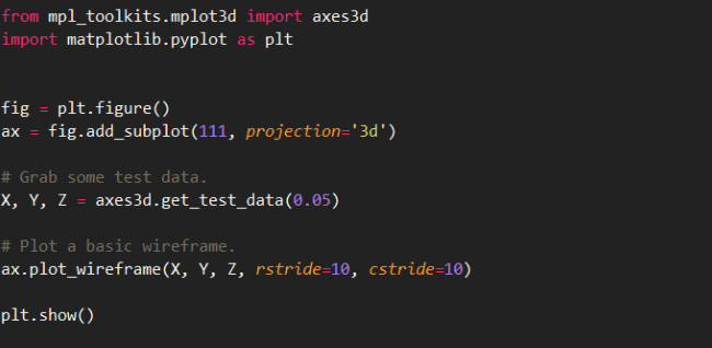 Python运用matplotlib库绘制3D图形的发