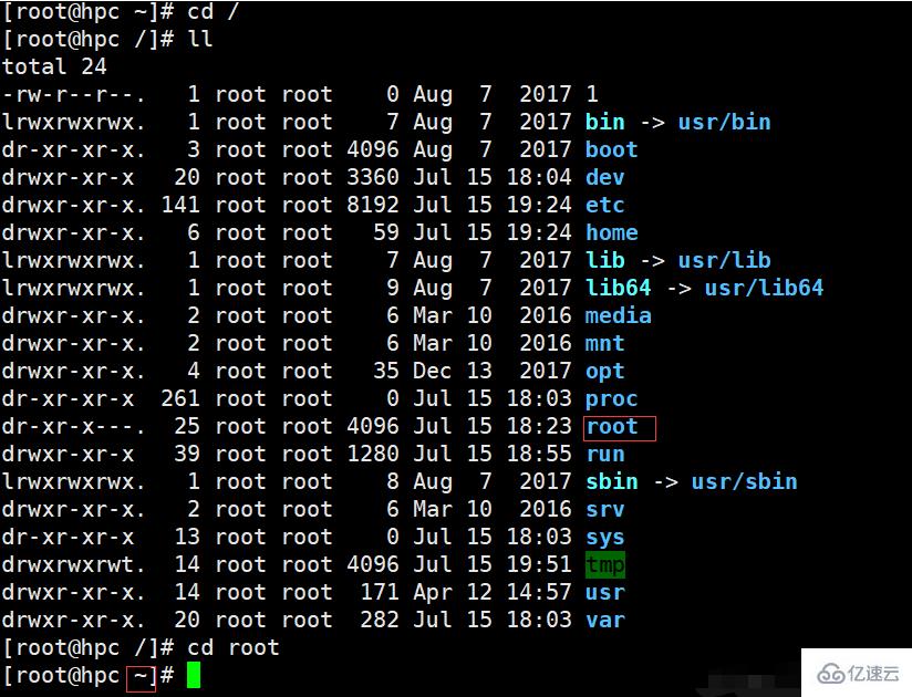 Linux系统中“/”和“~”的区别