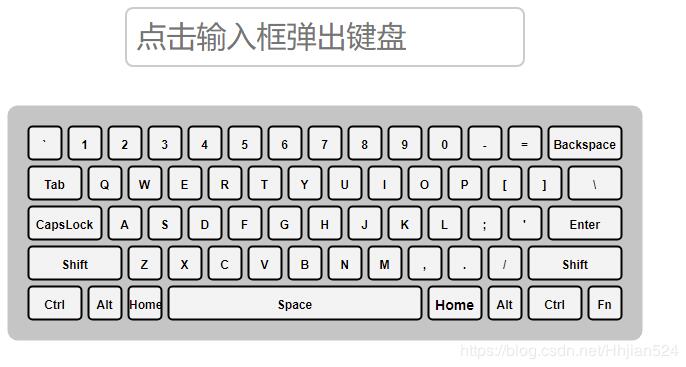 JavaScript實(shí)現(xiàn)電腦虛擬鍵盤的方法