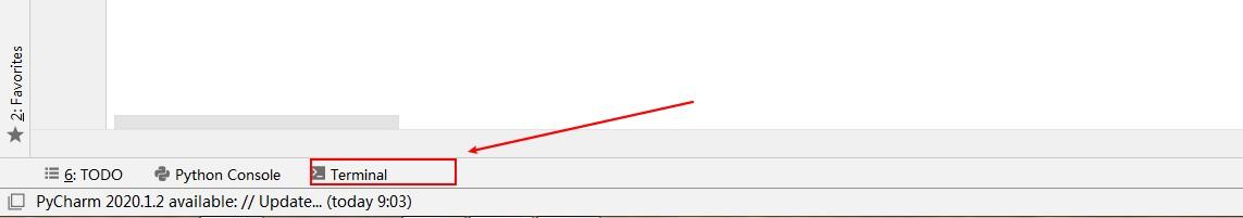 在pycharm打开终端的方法