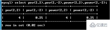 mysql中常用的数学函数介绍