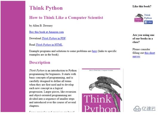 自学习python可以看哪些书