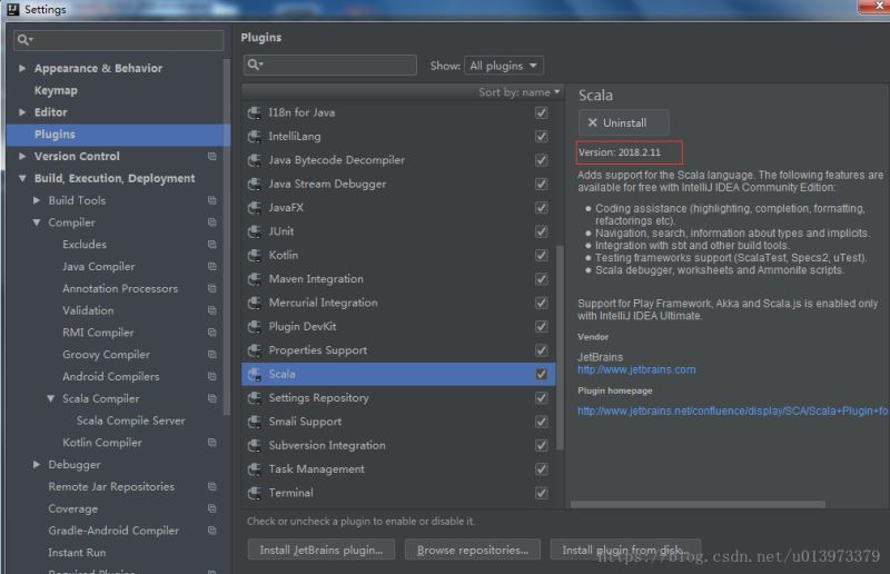 解决IntelliJ IDEA安装scala插件并创建scala工程的方法