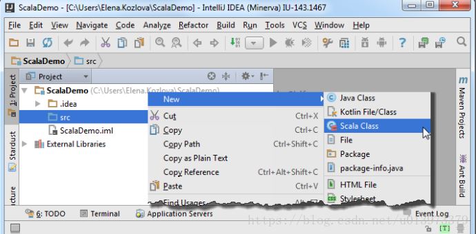 解决IntelliJ IDEA安装scala插件并创建scala工程的方法