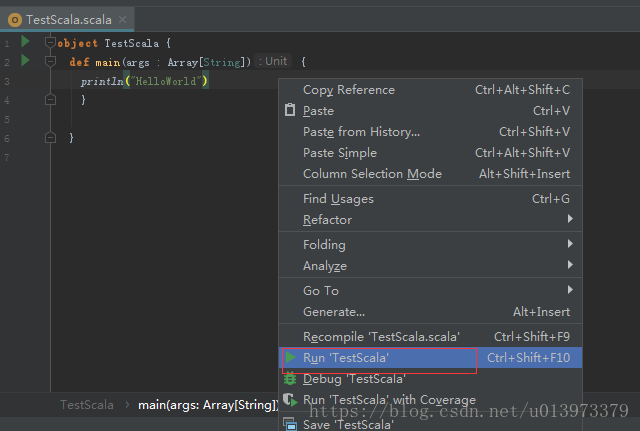 解决IntelliJ IDEA安装scala插件并创建scala工程的方法