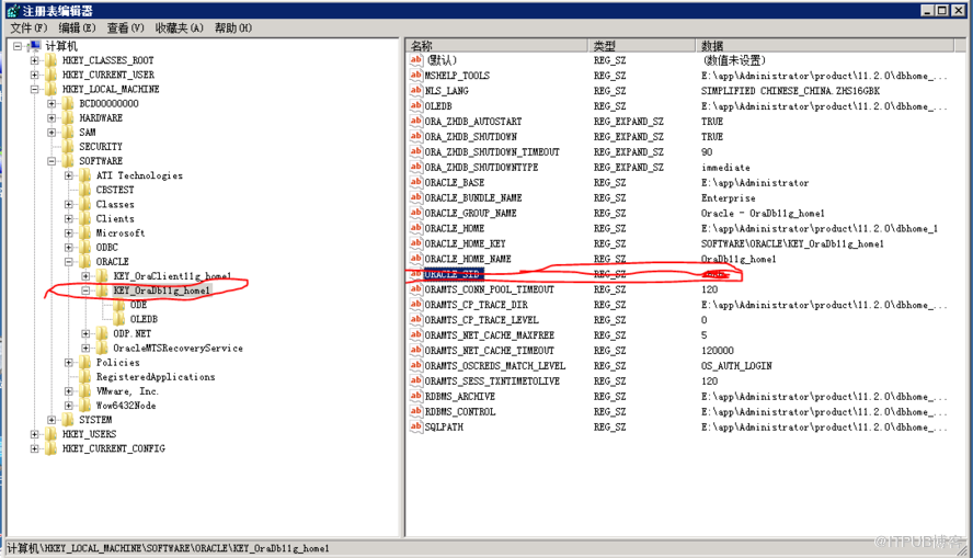 windows 安装的oracle数据库版本 登录的时候出现报错，ORA-12560：TNS:协议配置器失败