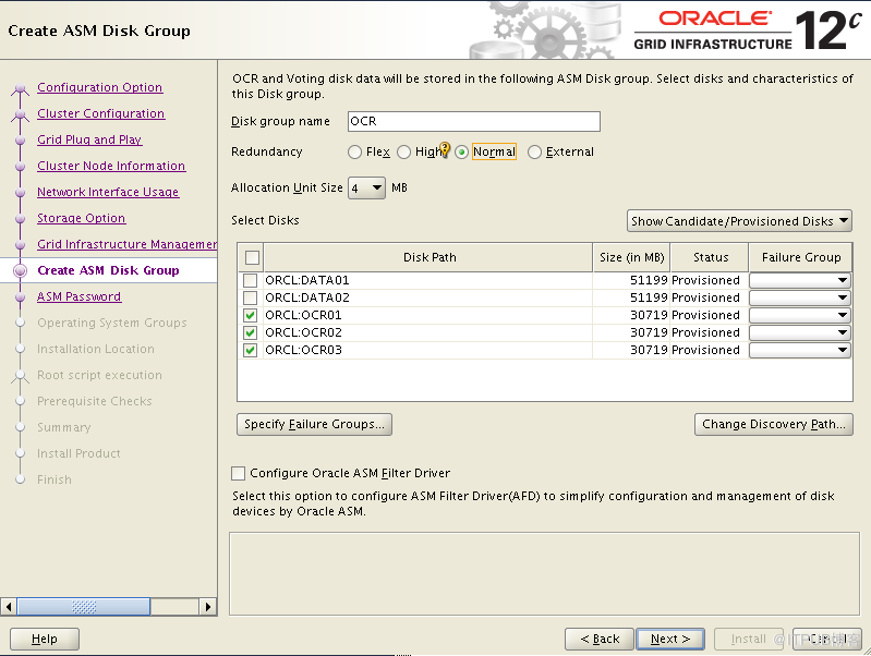 Oracle VM上实施Oracle 12cR2 RAC