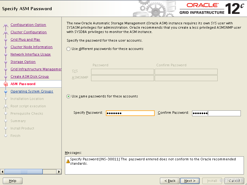 Oracle VM上实施Oracle 12cR2 RAC