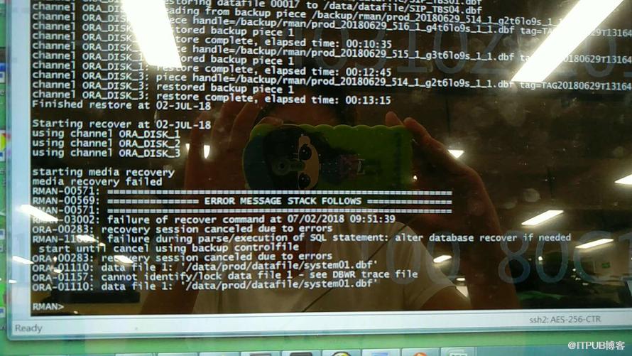 rman异机恢复中遇到ora-01157怎么办