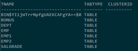 Oracle的7大闪回技术讲解