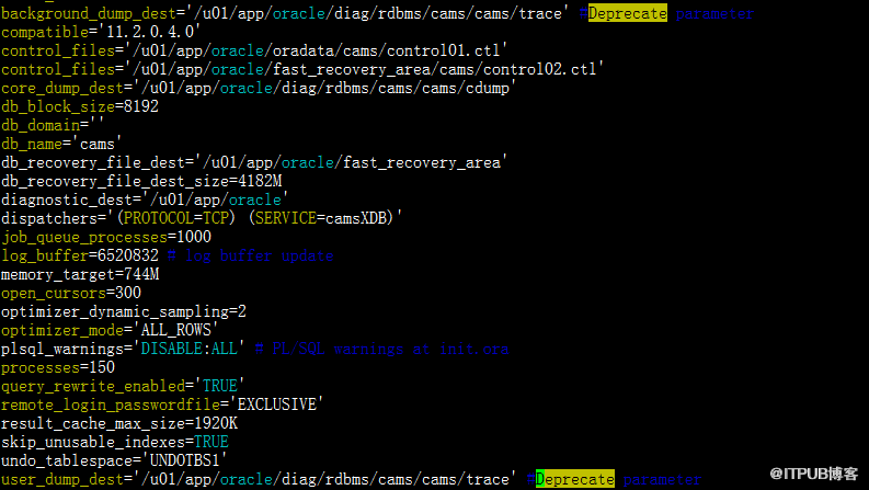 Oracle11g数据库参数文件误删除恢复